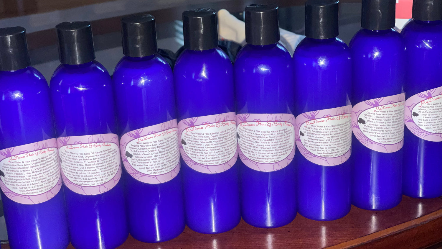 Rice Water and Flaxseed Natural Shampoo