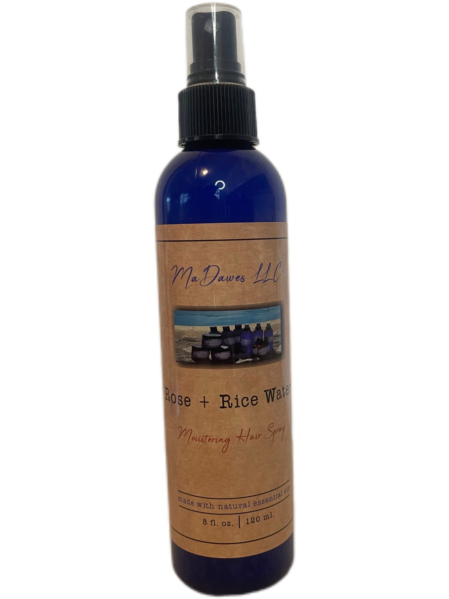 Prestige Hair Oil and Rice/Rose water hair spray Set: