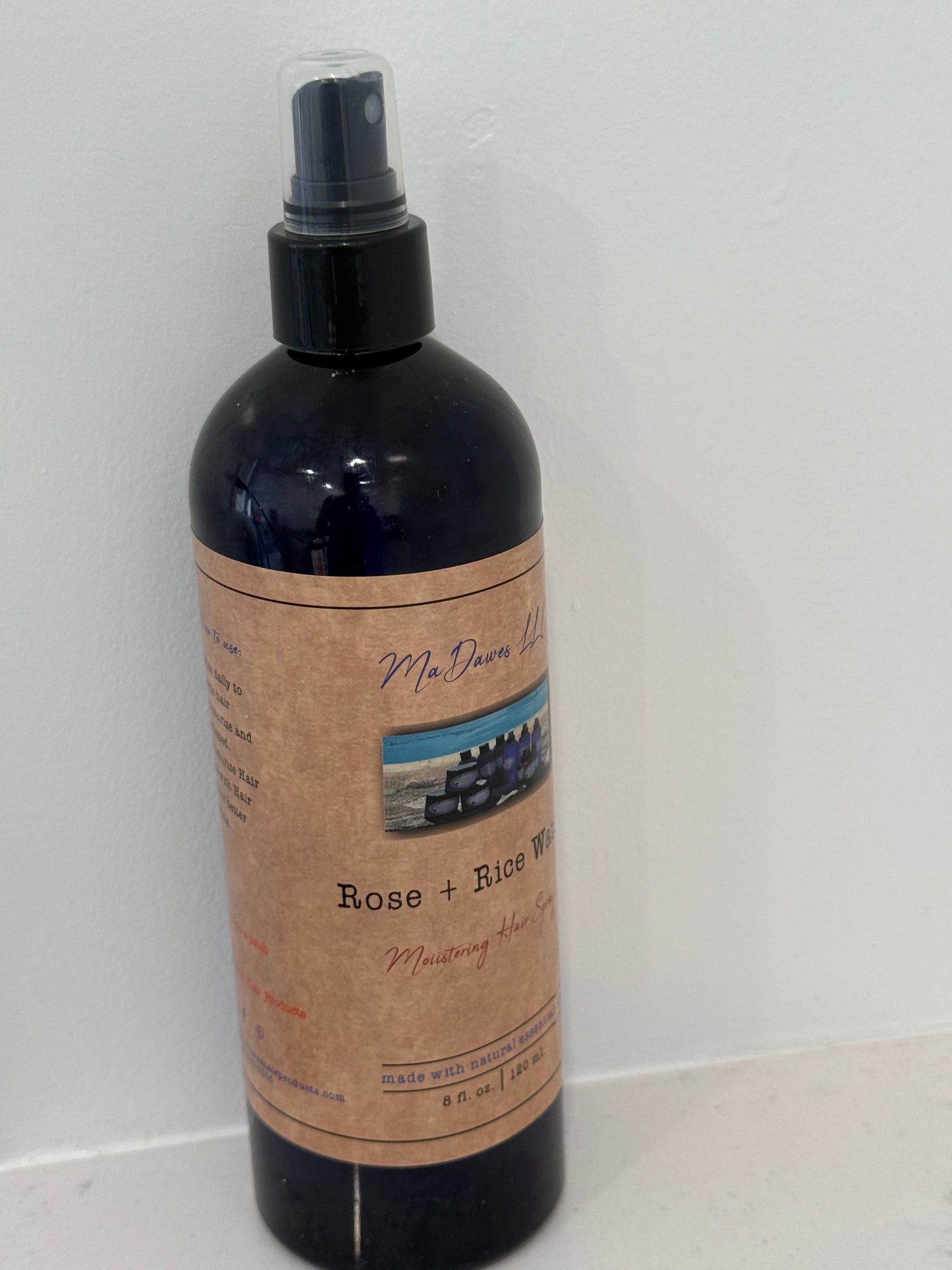 Rice/Rose Water Hair Spray 16oz bottle