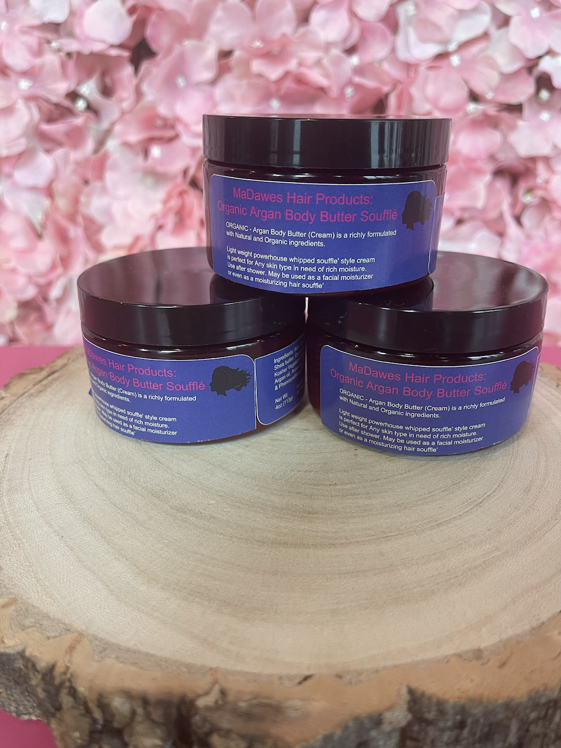 Organic Argan Body Butter Soufflé 8oz