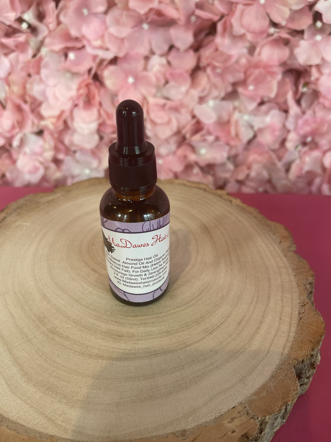 Prestige Hair Oil 2oz bottle with dropper