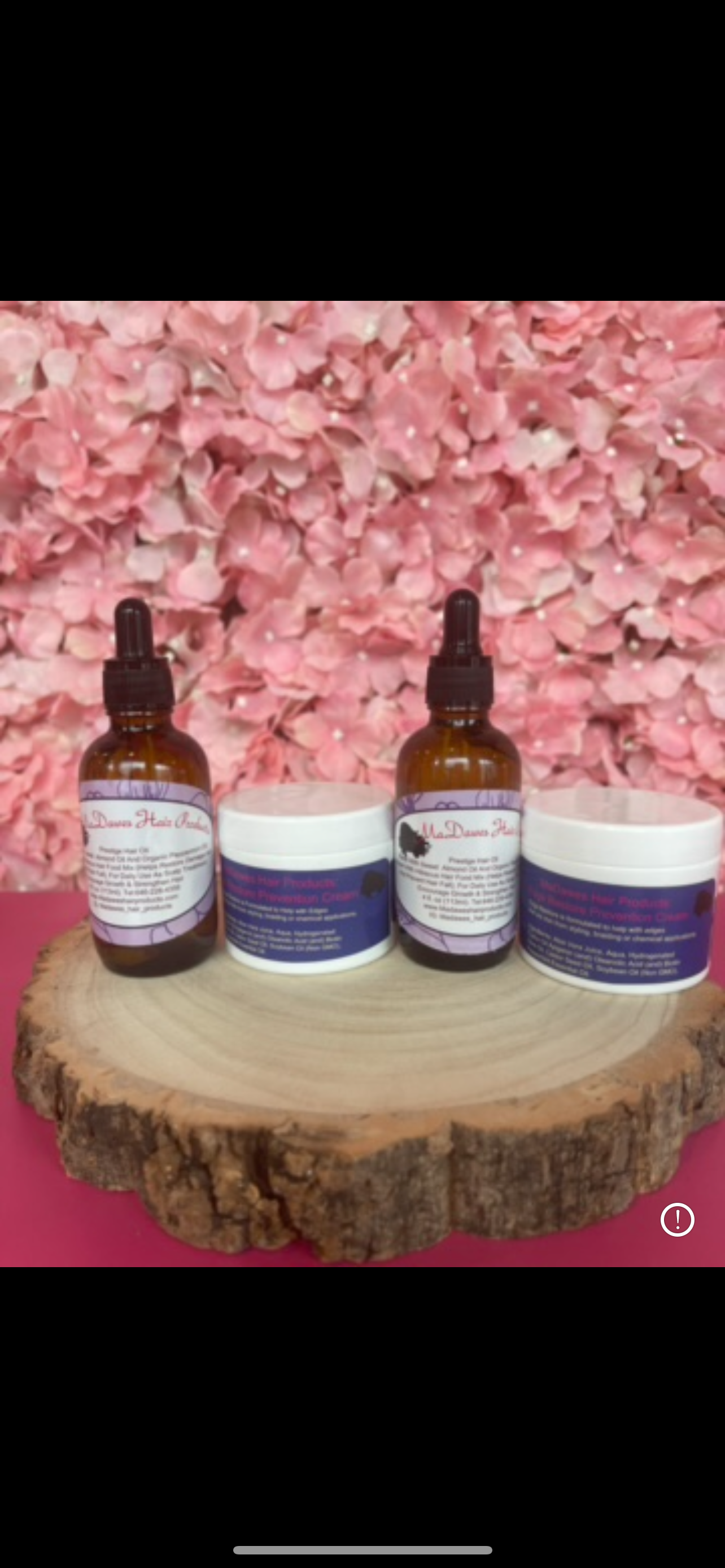 Edge Restored Prevention Cream and Prestige Growth Oil. Helps to bring back weak and thin edges.