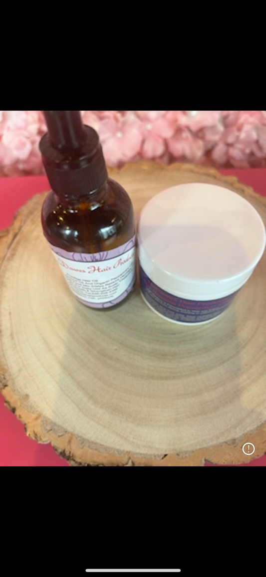 Edge Restored Prevention Cream and Prestige Growth Oil. Helps to bring back weak and thin edges.